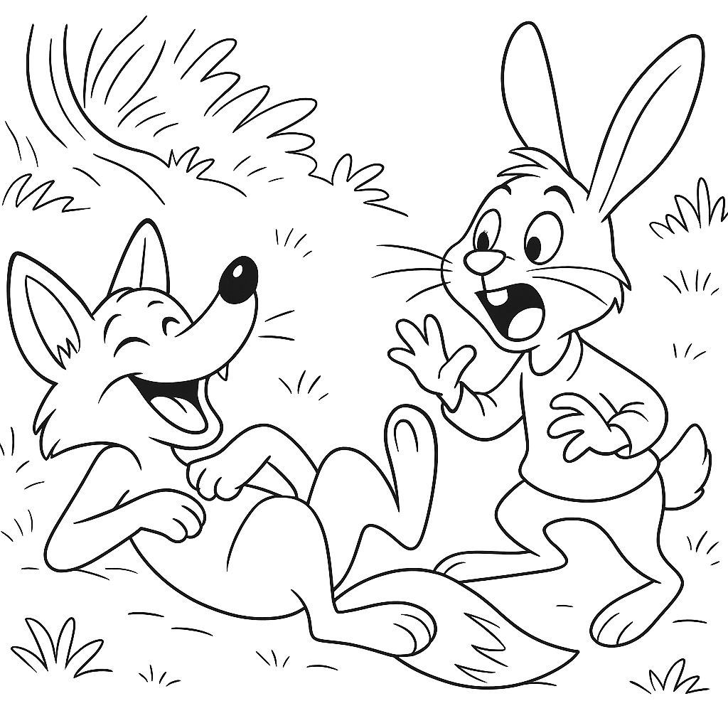 Раскраска по сказке "Смоляное чучелко"