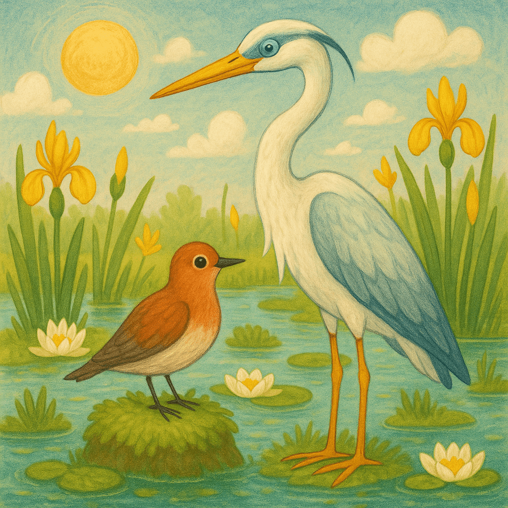 Сестрица-цапля да братец-кулик