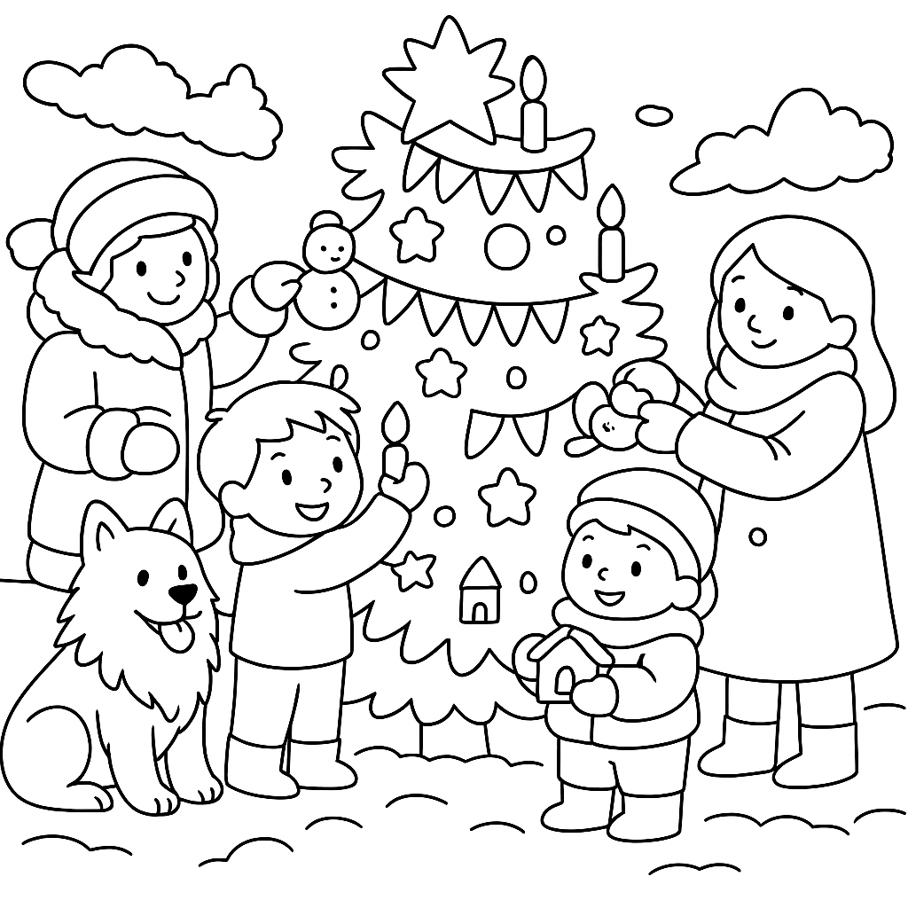 Раскраска по сказке "Чук и гек"