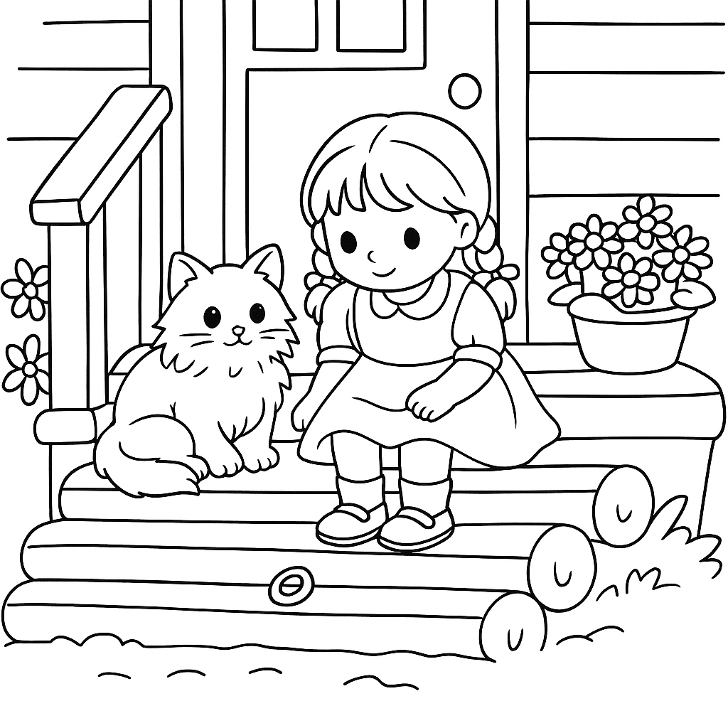 Раскраска по сказке "Кто колечко найдёт"