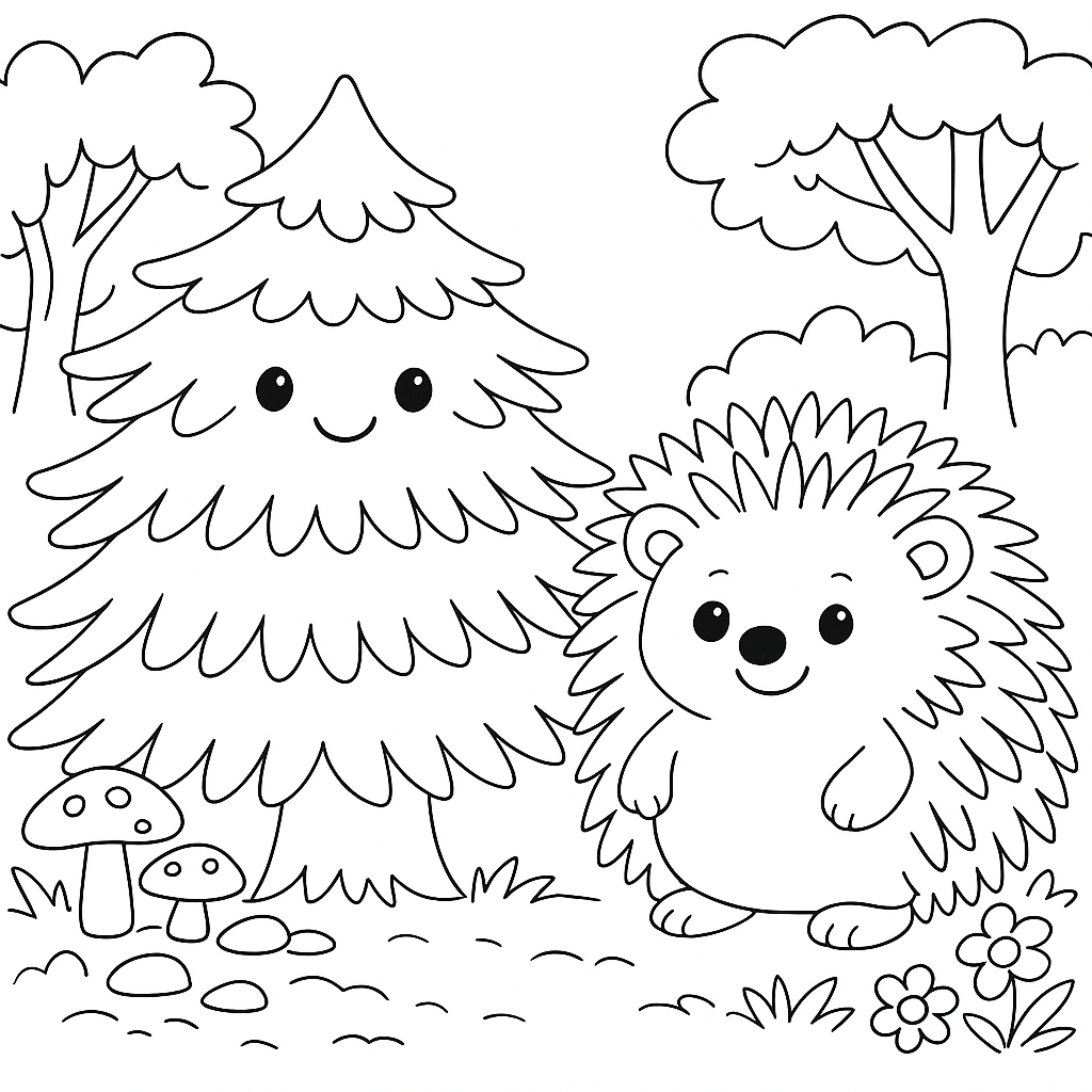 Раскраска по сказке "Веселая Азбука в стихах"