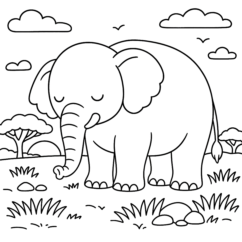 Раскраска по сказке "Веселая Азбука в стихах"