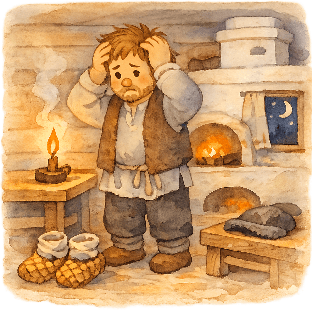 Мужик мучительно думает вторую ночь