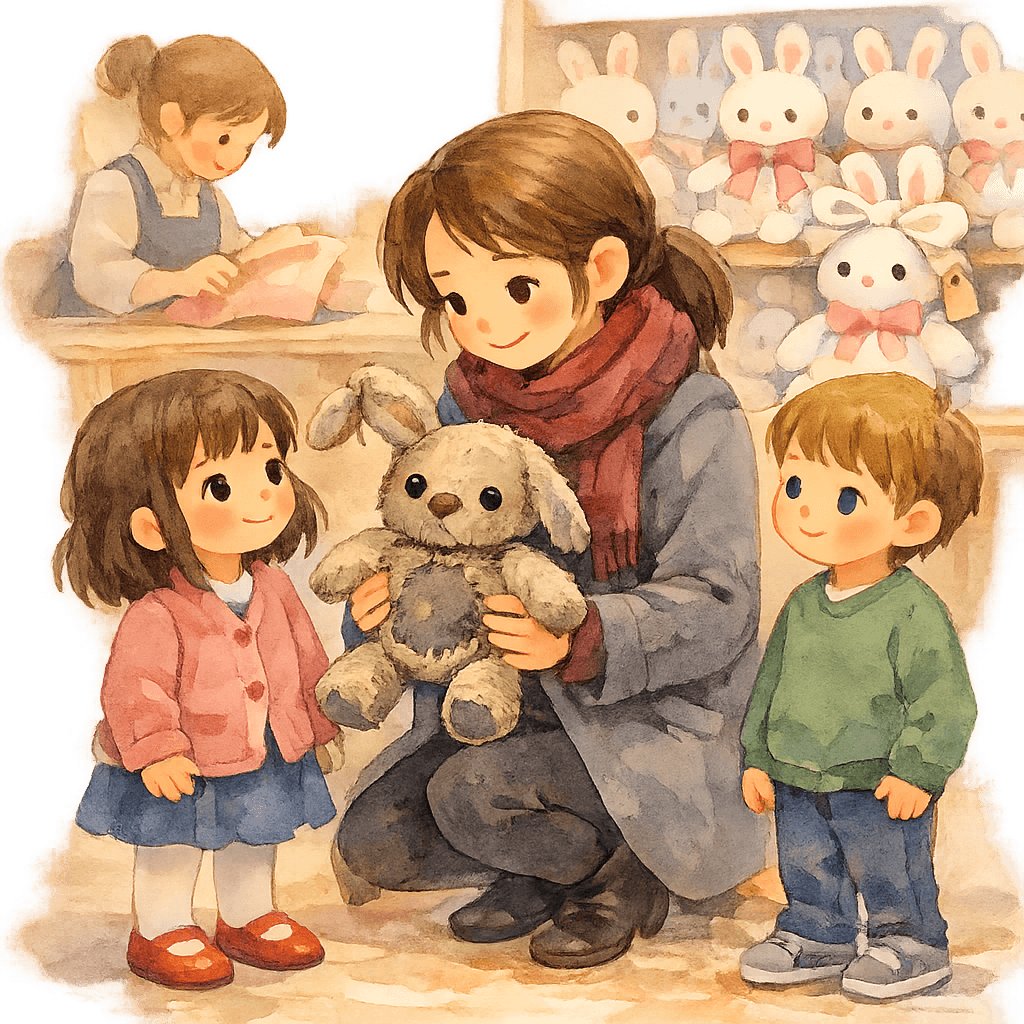 Мама решает оставить старого зайца