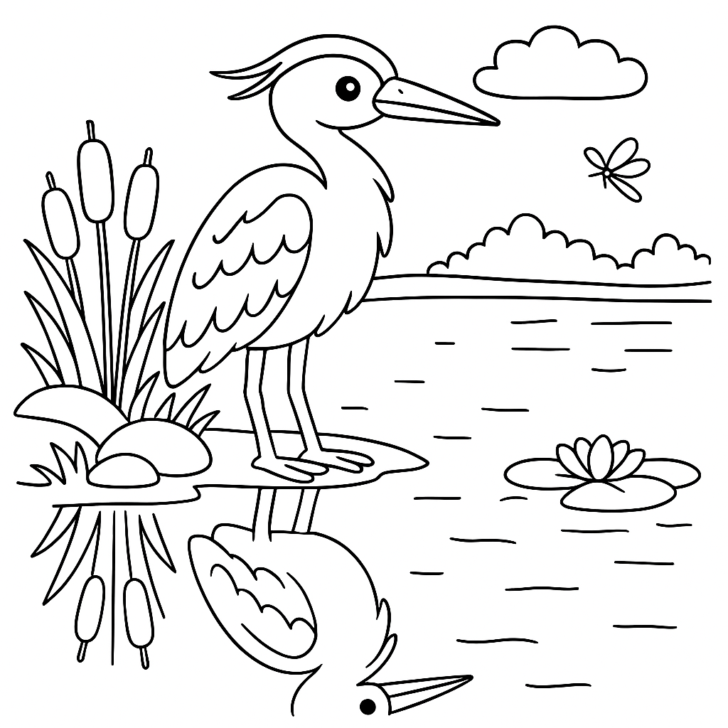 Раскраска по сказке "Веселая Азбука в стихах"