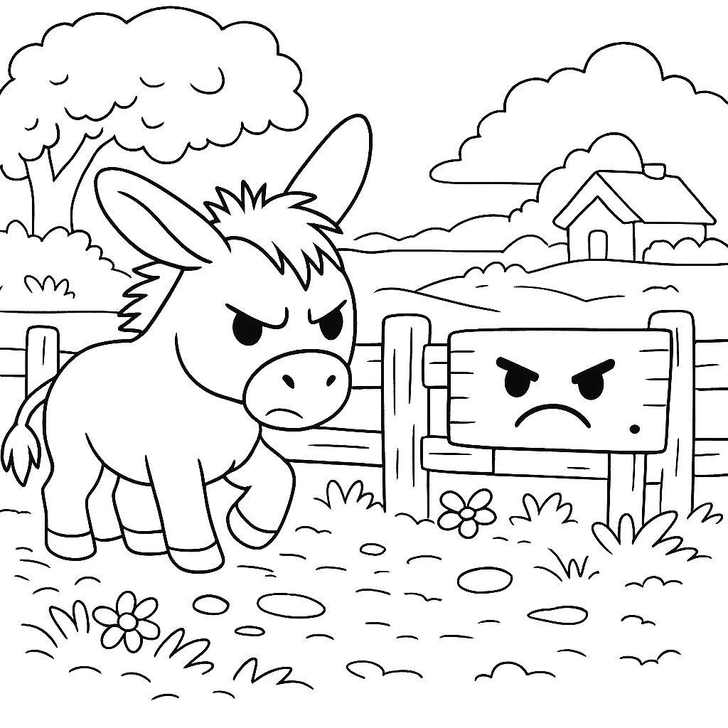 Раскраска по сказке "Веселая Азбука в стихах"