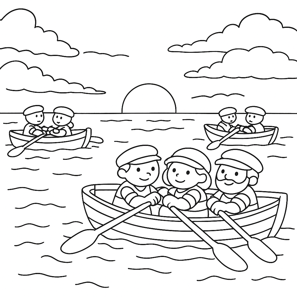 Раскраска по сказке "Веселая Азбука в стихах"