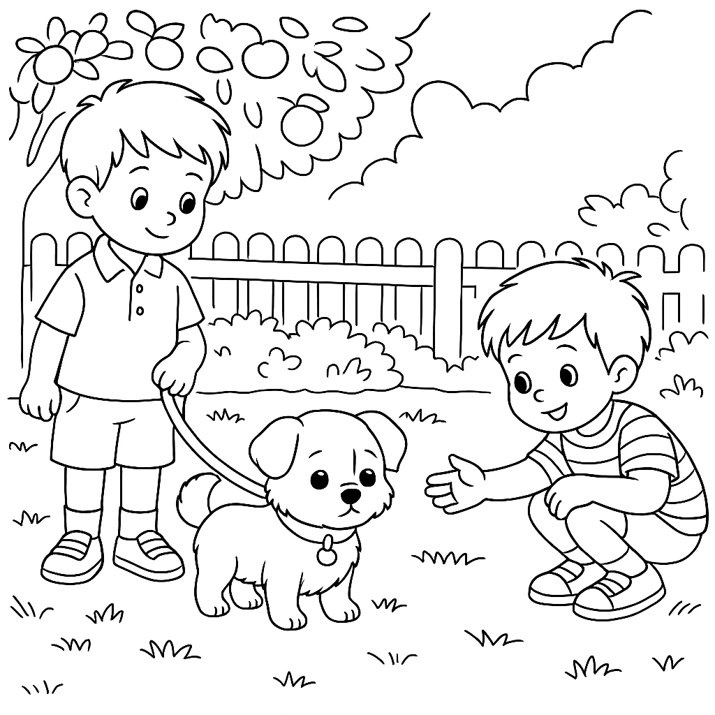 Раскраска по сказке "Уехали"