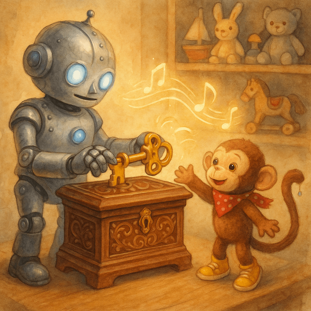 Броня заводит Музыкальную Шкатулку Золотым ключом