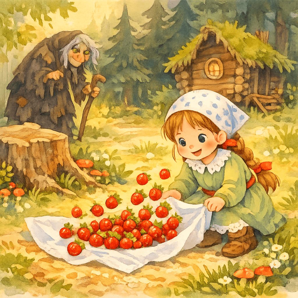 Баба-Яга и ягоды