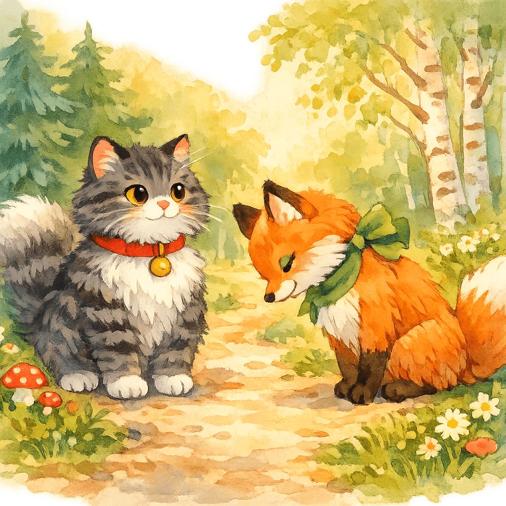 Лиса впервые встречает Котофея Ивановича