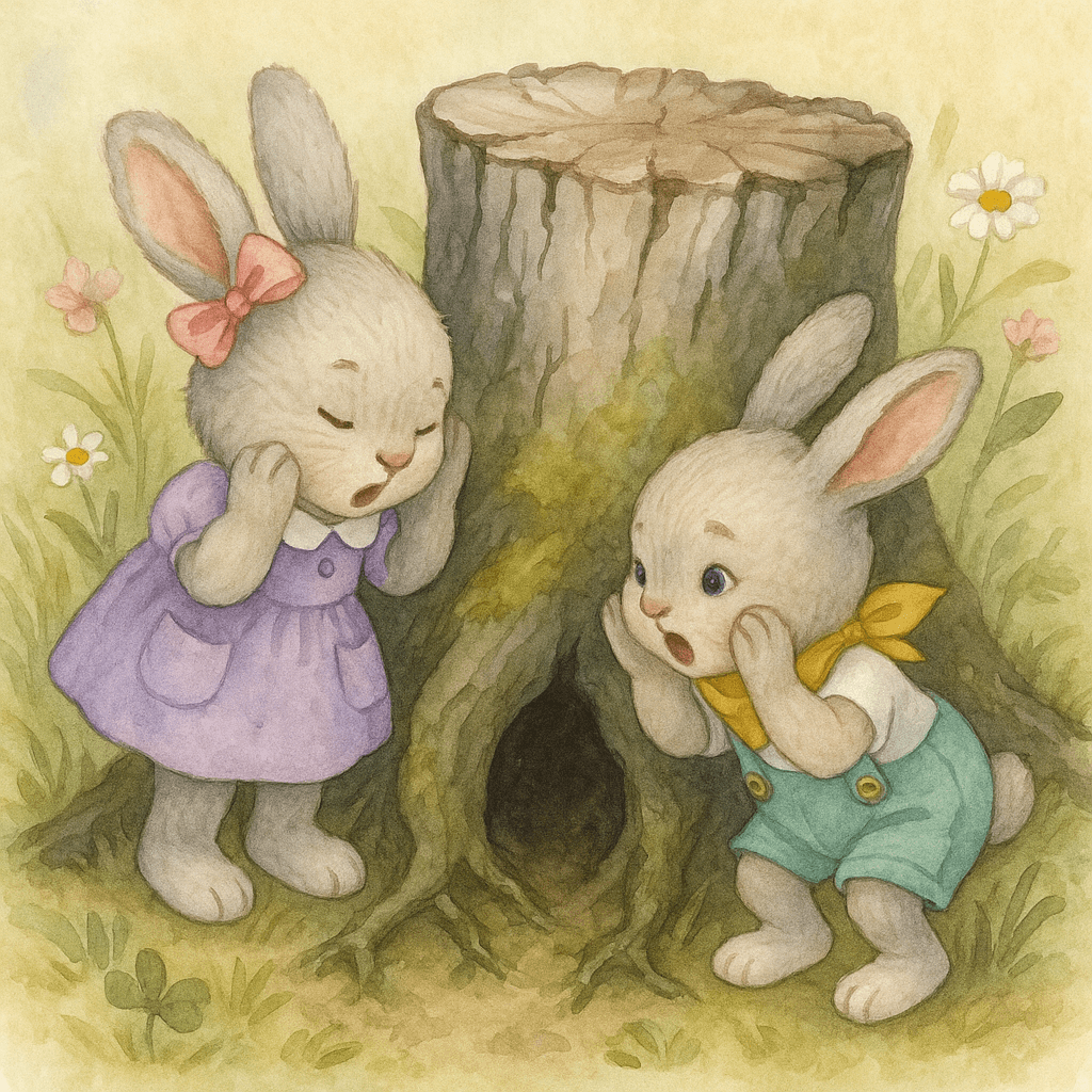 Зайки стучат по кочкам и зовут дядю Крота