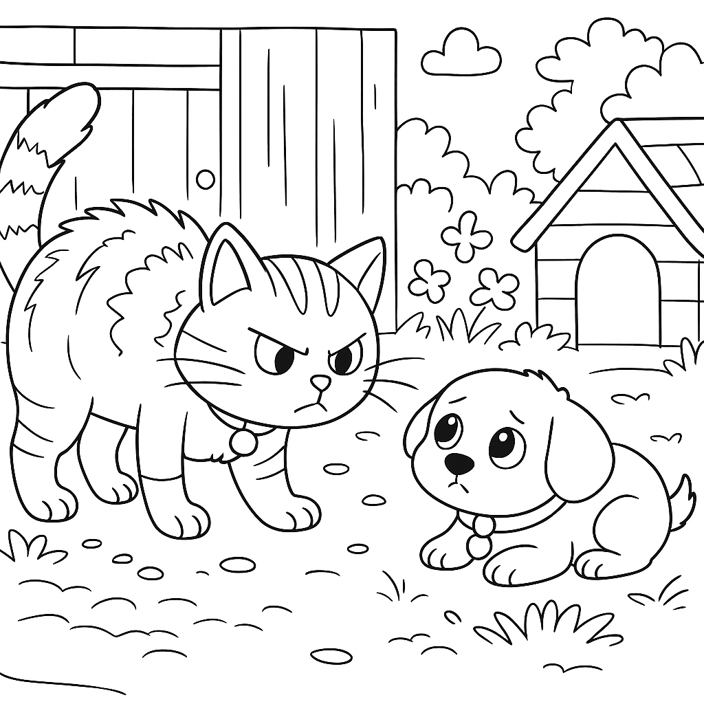 Раскраска по сказке "А я кто?"