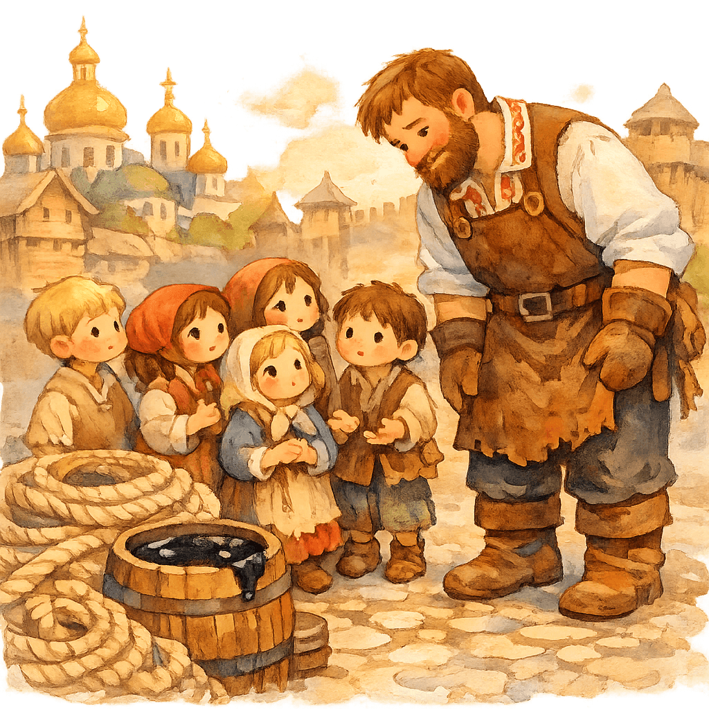 Сироты просят Никиту Кожемяку спасти землю