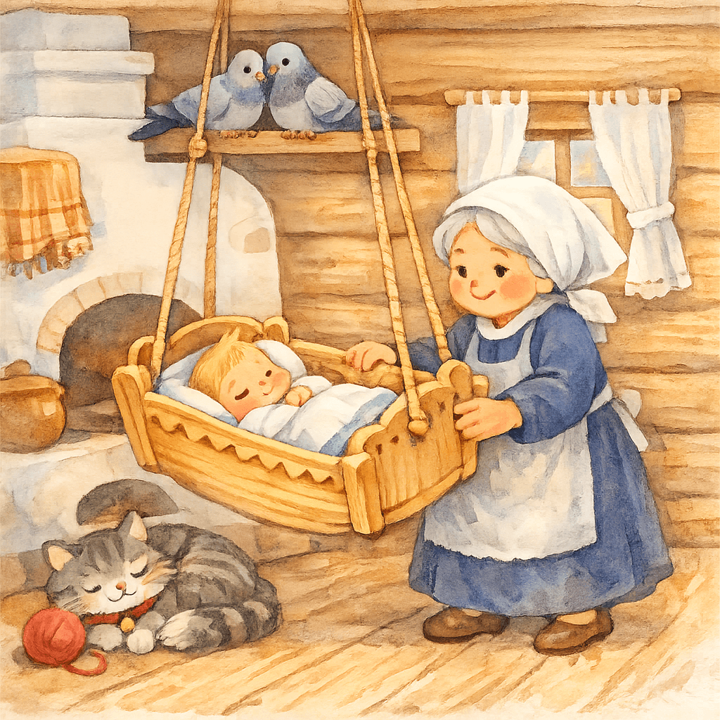 Люлька тихо скрипит, Унунюшка сладко спит