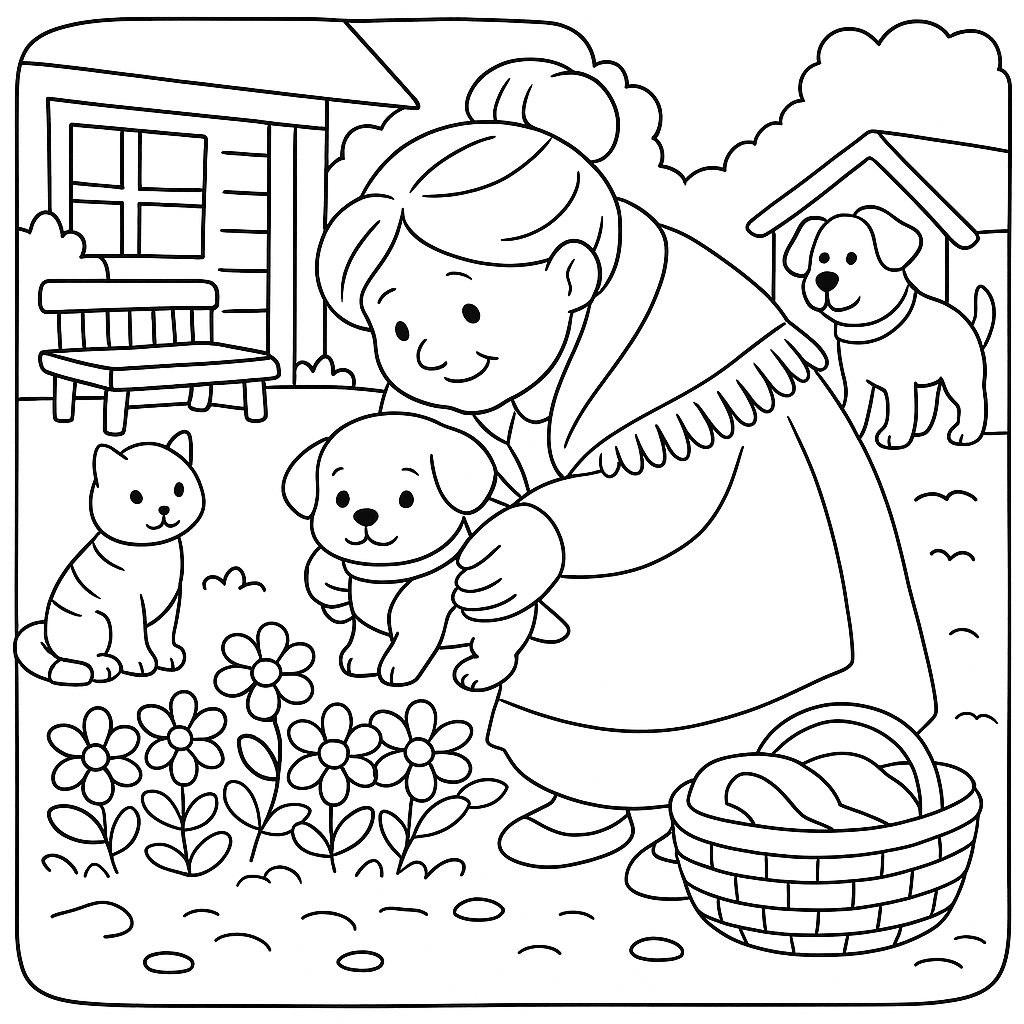 Раскраска по сказке "А я кто?"