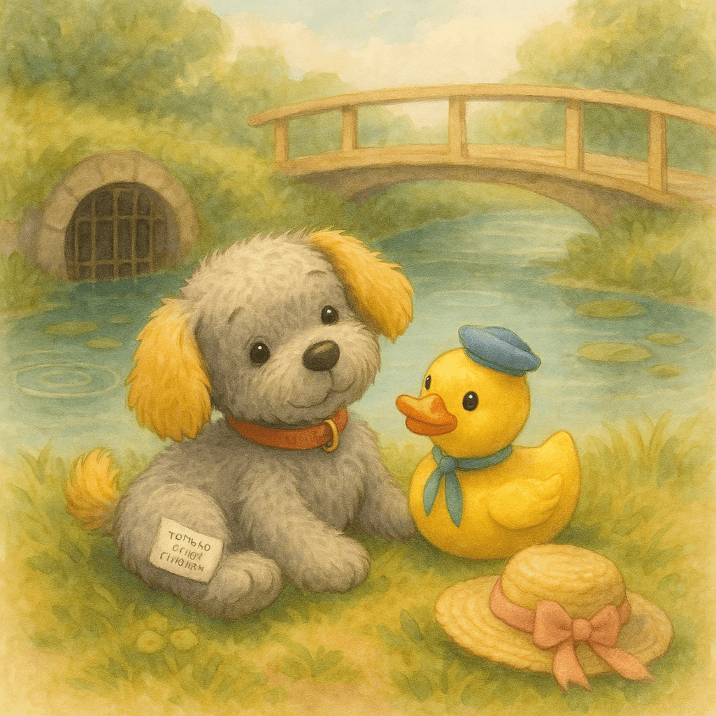 Тото и Кряк спасли шляпку у пруда