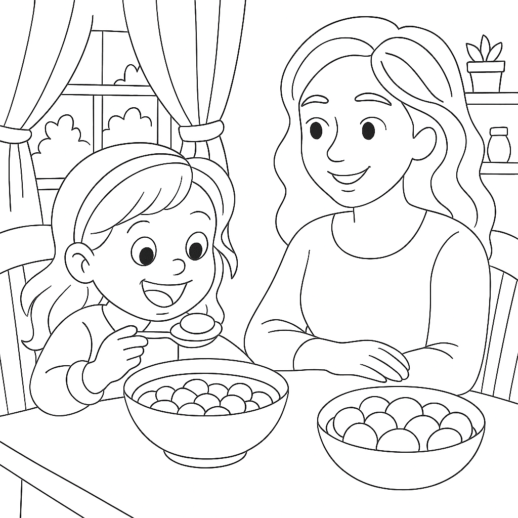 Раскраска по сказке "Сказка о морковке"