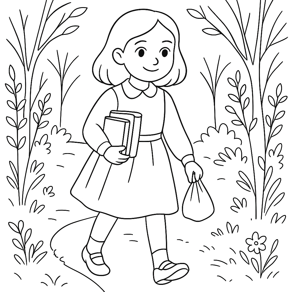 Раскраска по сказке "Совесть"