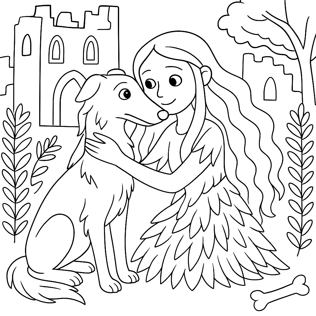 Раскраски: Дети короля эйлпа