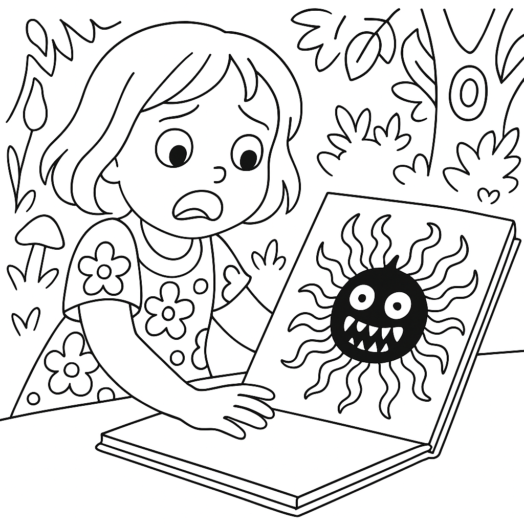 Раскраска по сказке "Закаляка"