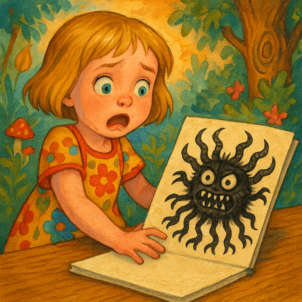 Мурочка испугалась своей же выдумки — Бяки-Закаляки.