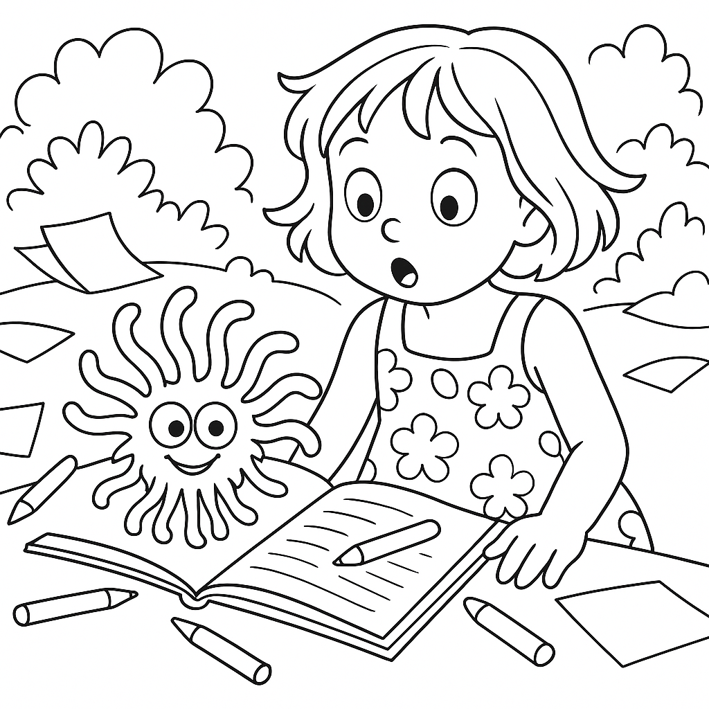 Раскраска по сказке "Закаляка"