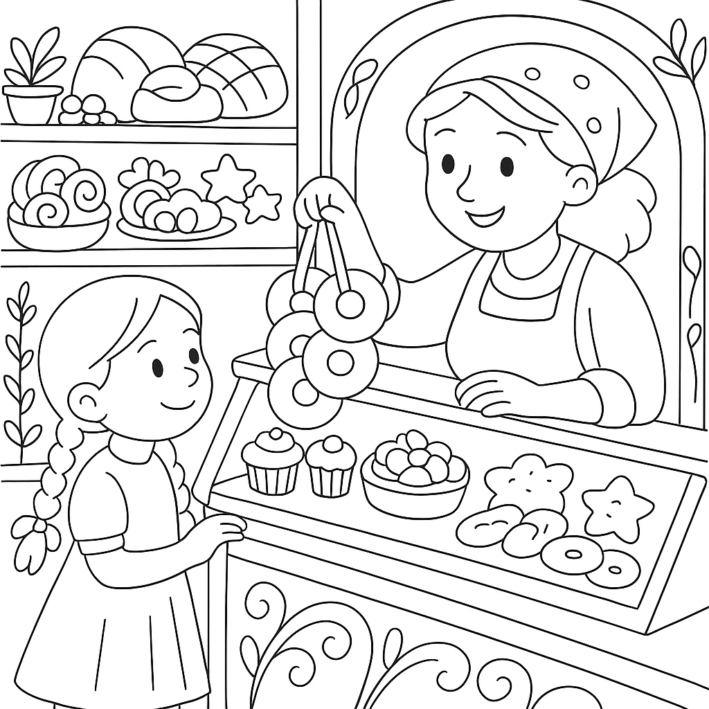 Раскраска по сказке "Цветик-семицветик"