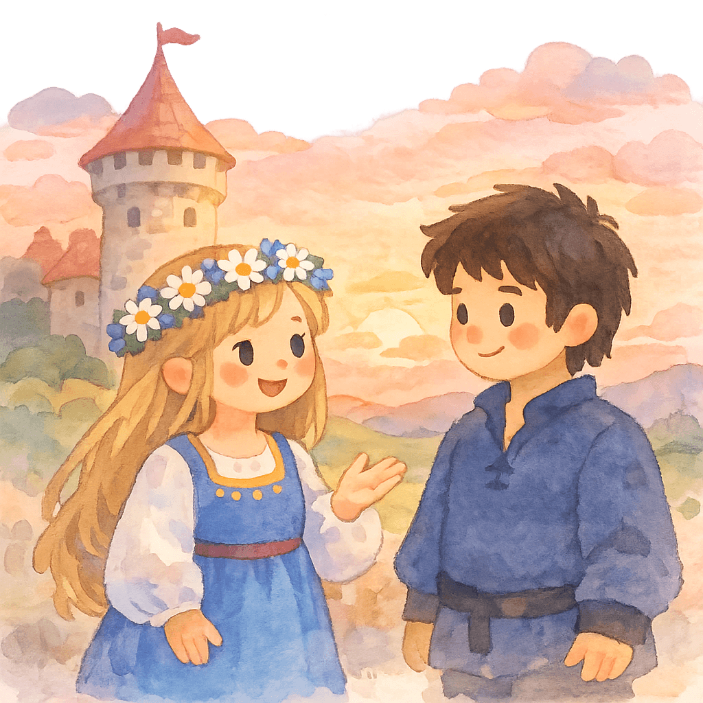 Дочь князя предупреждает юношу о замысле отца