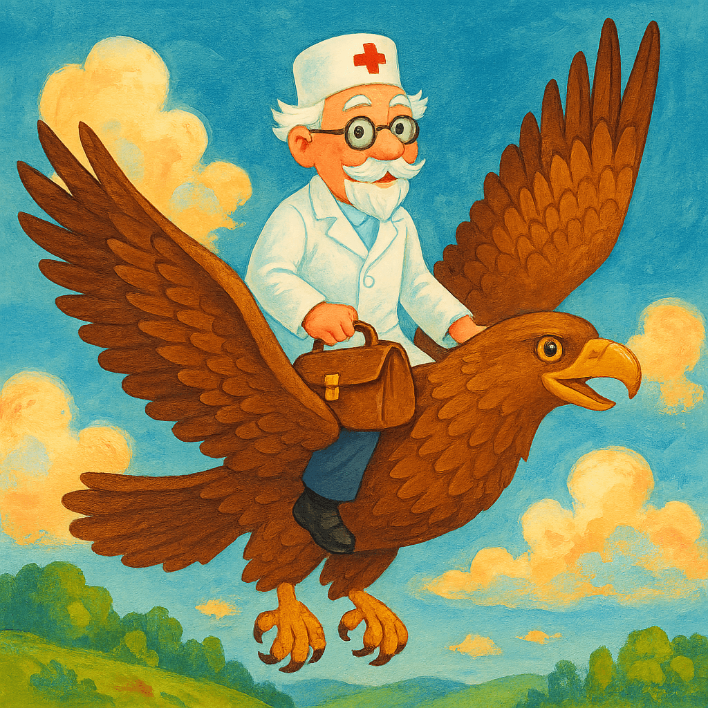 Айболит летит верхом на орлах