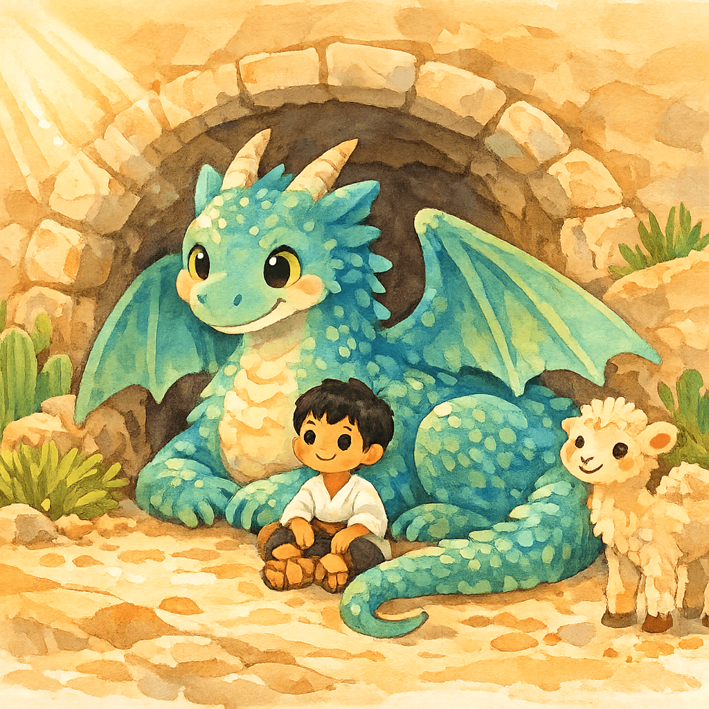 Сказка про доброго дракона