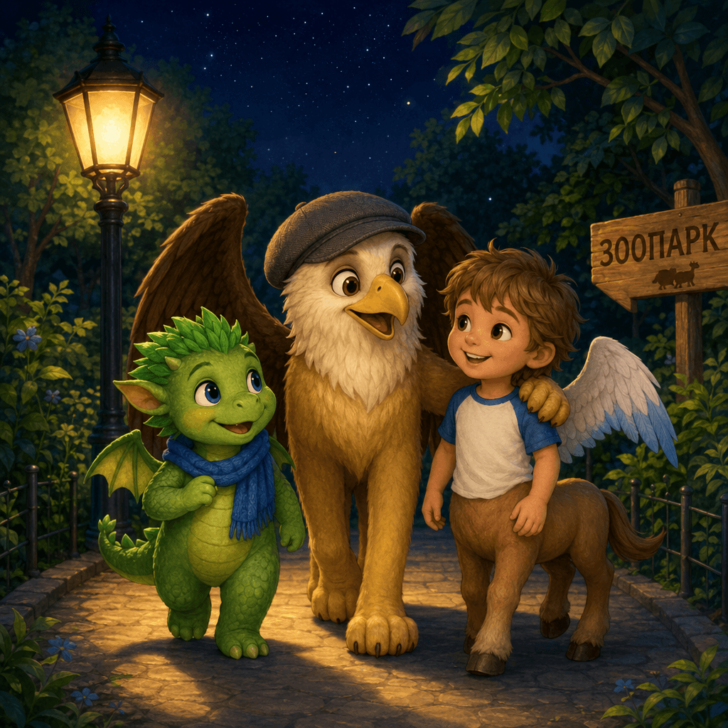 Гарик поддерживает кентаврика, Даня идет рядом