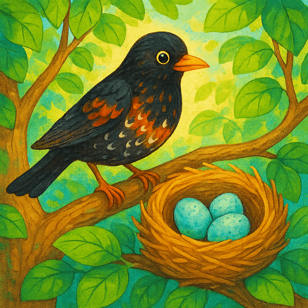 Лиса и дрозд