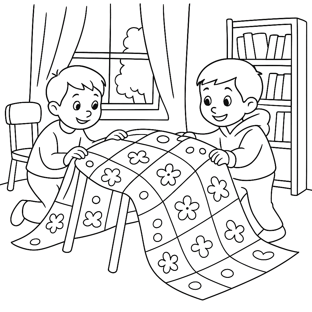 Раскраска по сказке "Мы играем в антарктиду"