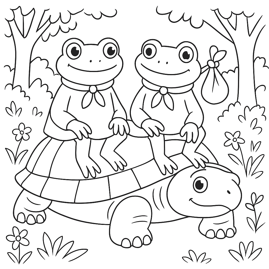 Раскраски: Черепаха