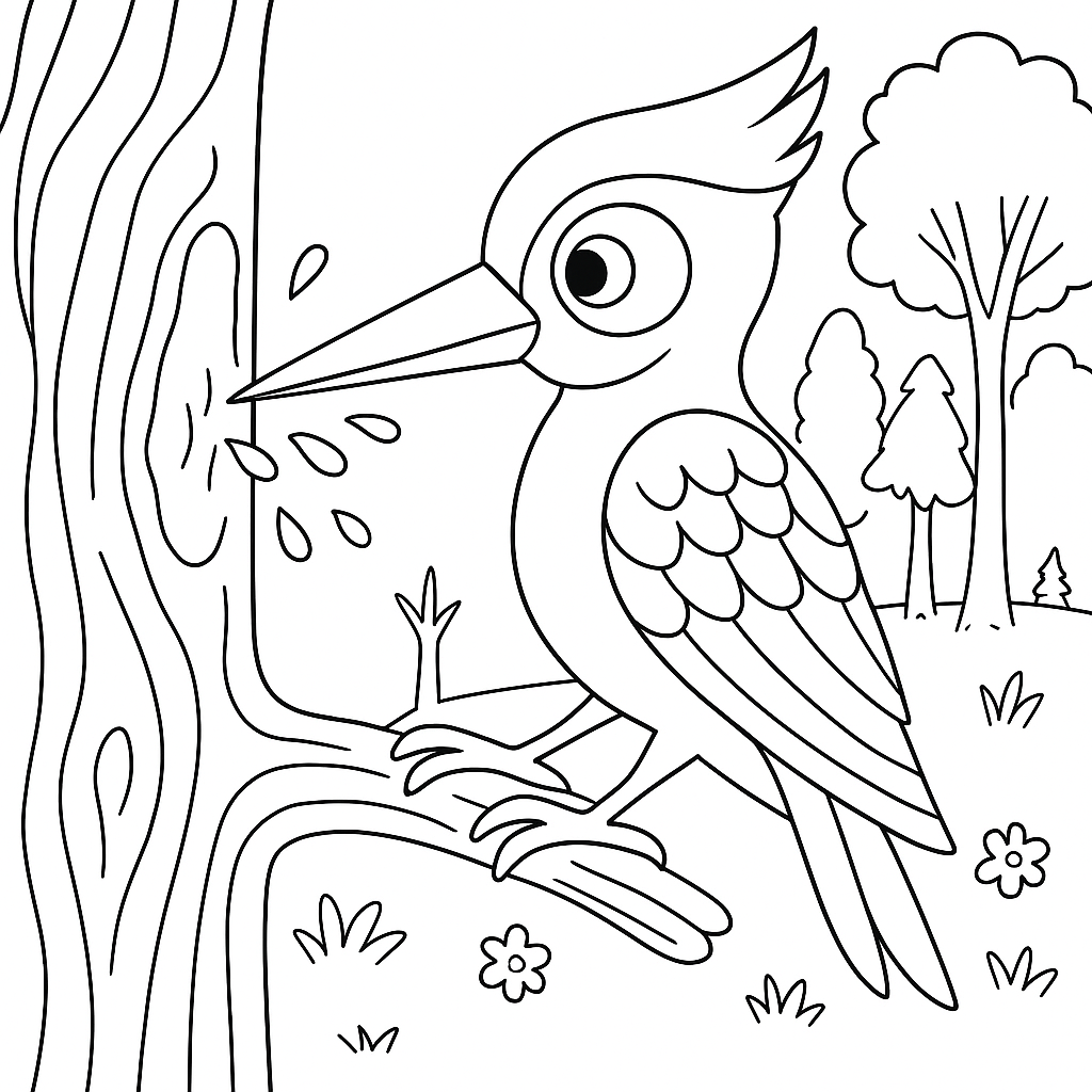 Раскраска по сказке "Чей нос лучше"