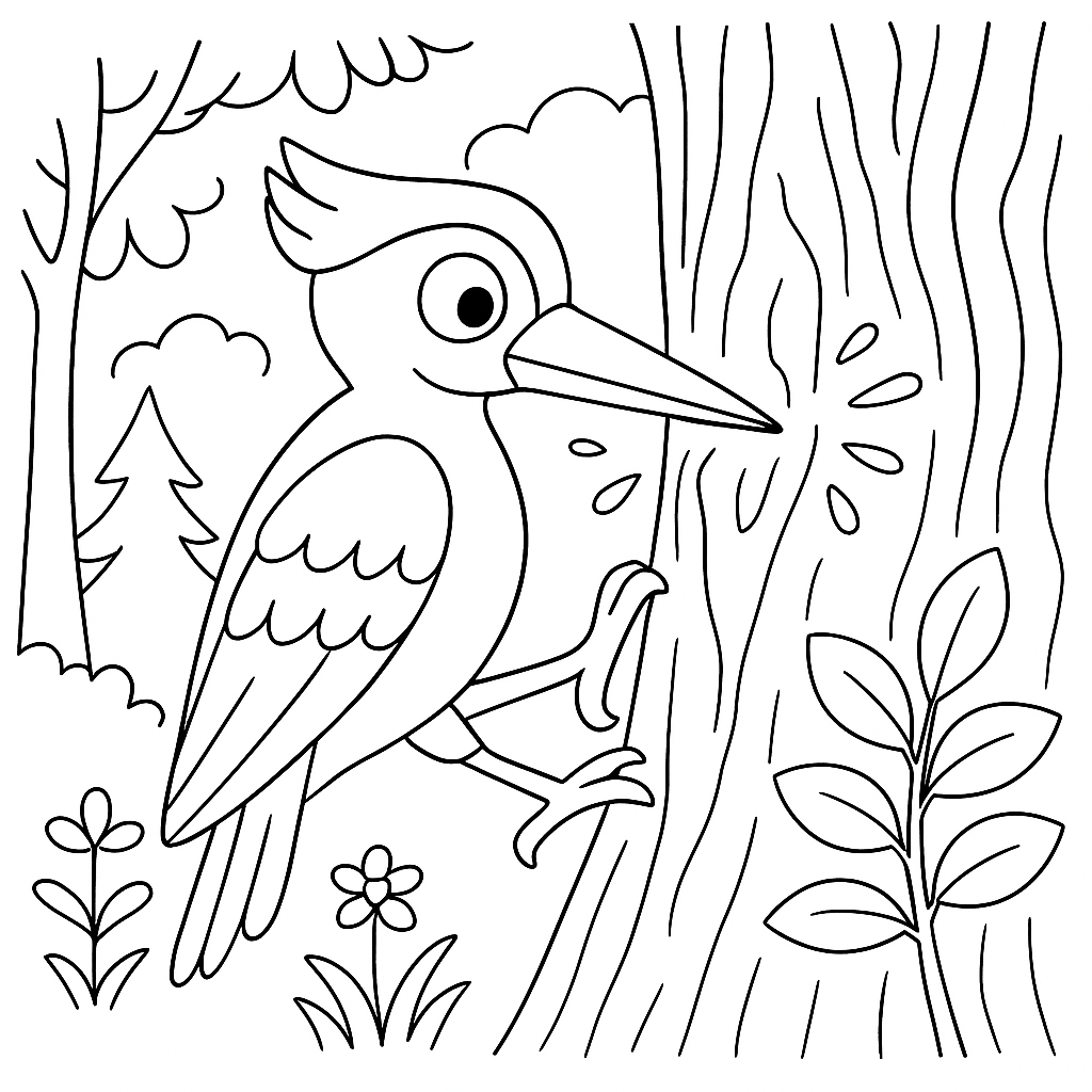 Раскраска по сказке "Чей нос лучше"