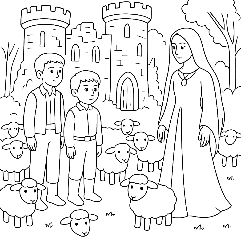 Раскраски: Загадки ведьмы Гианы