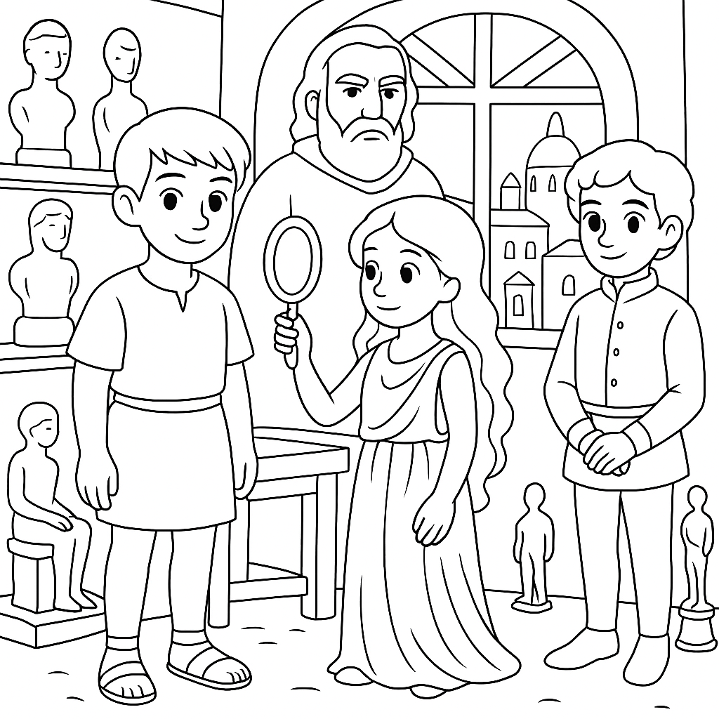 Раскраски: Тайна флорио