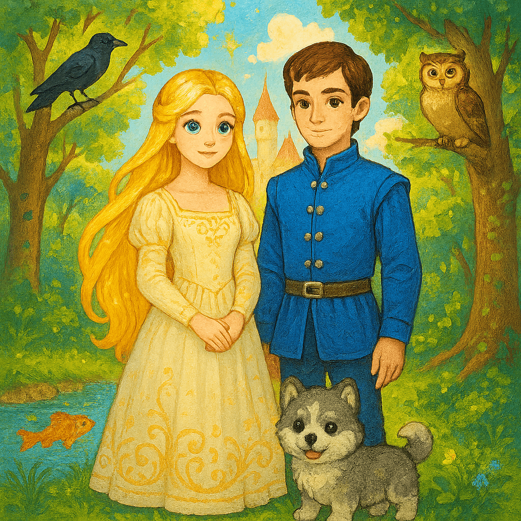 Ясная заря с золотыми волосами