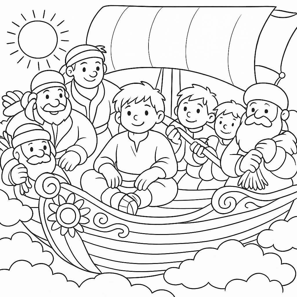 Раскраски: Летучий корабль