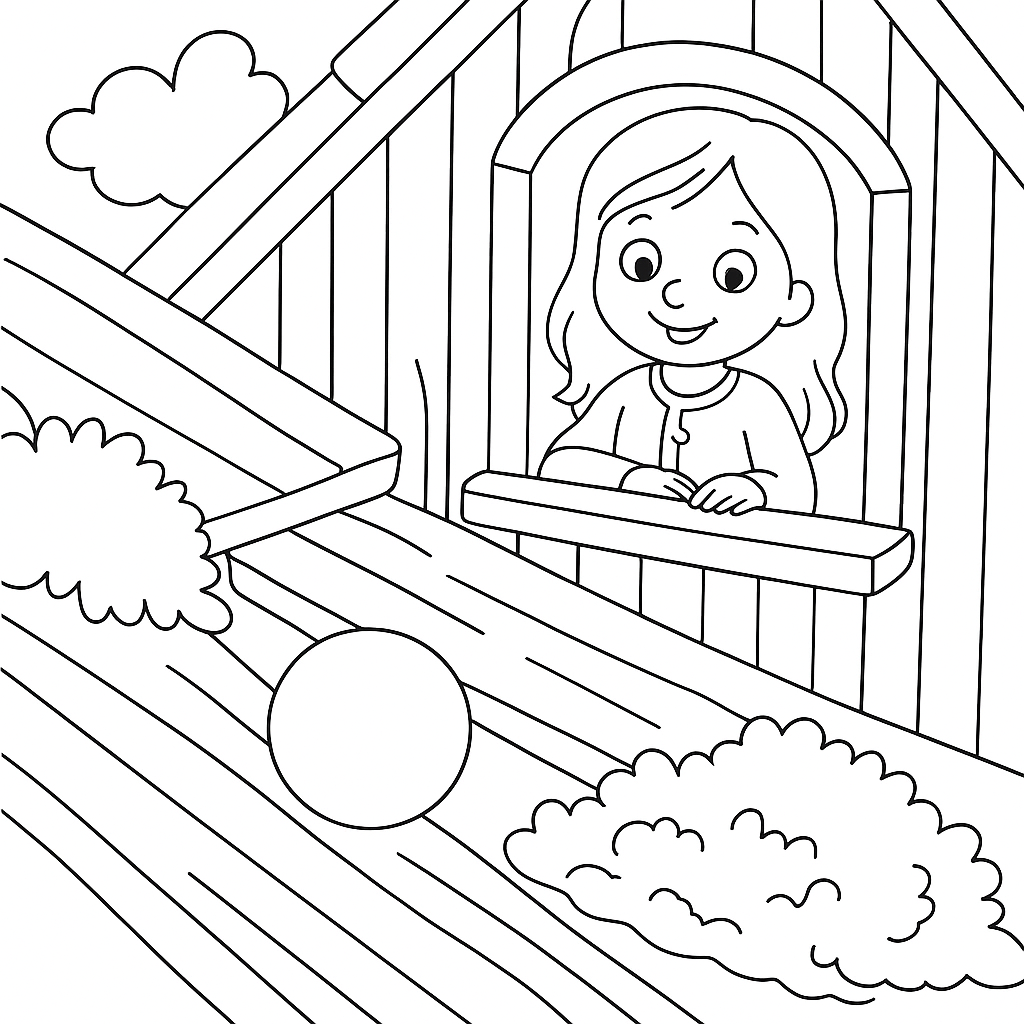 Раскраска по сказке "Пятеро из одного стручка"