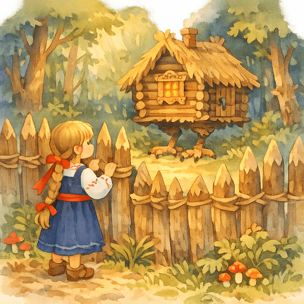 Избушка на курьих ножках за высоким тыном