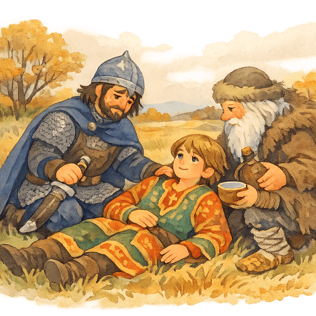 Еким узнал Алёшу по кресту и горько раскаялся