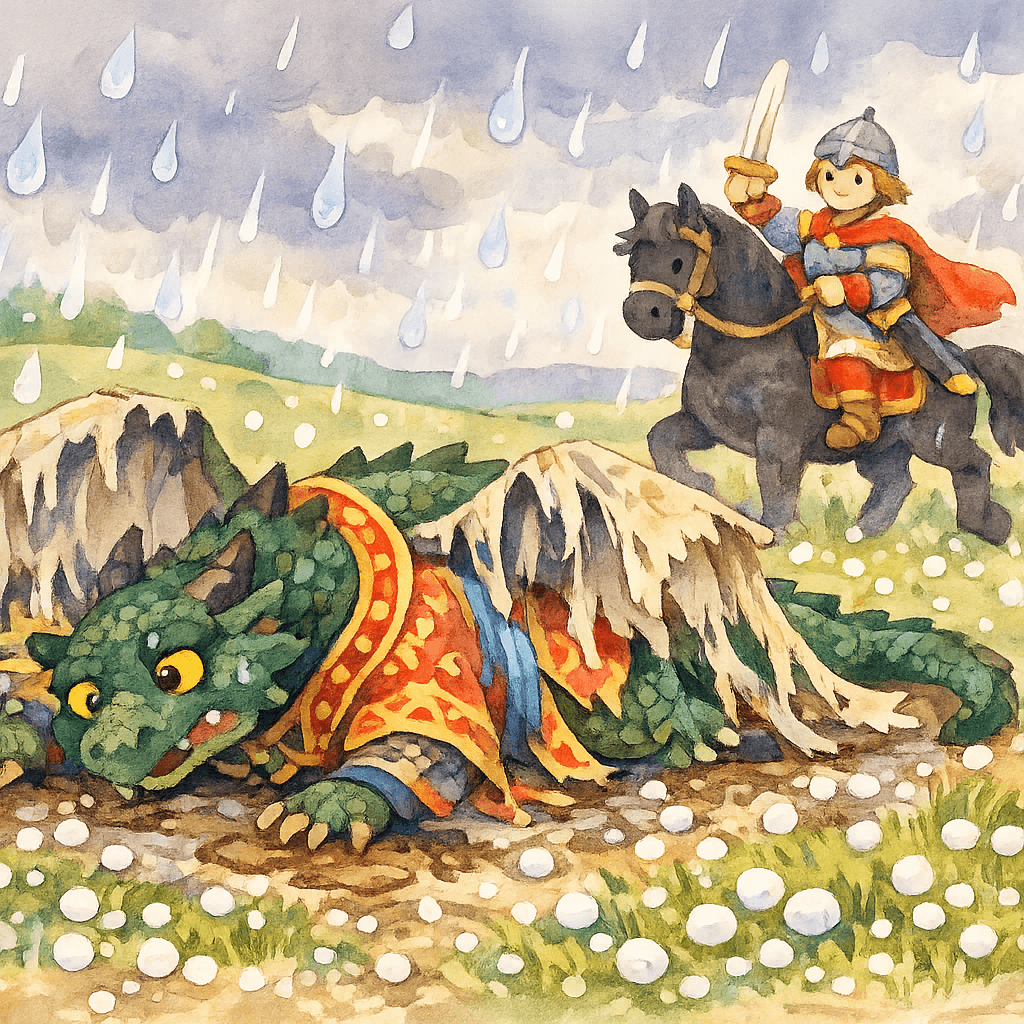 Дождь размочил бумажные крылья Тугарина, и он упал