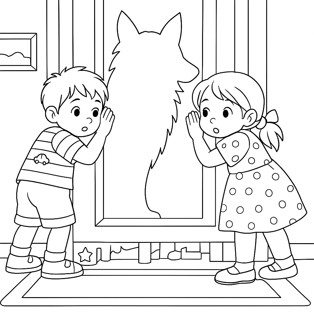 Раскраска по сказке "Затейники"