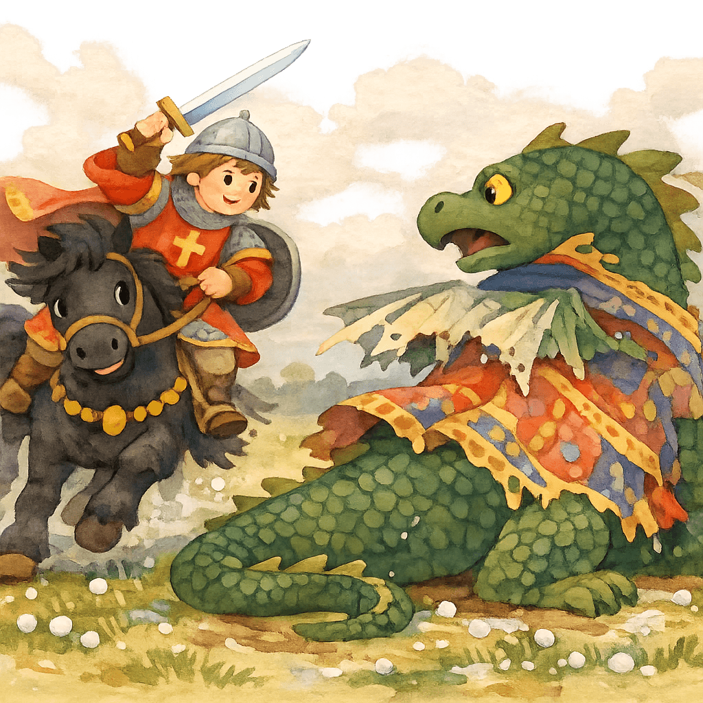 Алёша воспользовался хитростью и победил Тугарина в поле