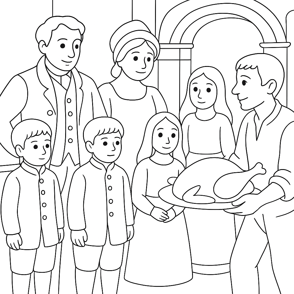 Раскраска по сказке "Умный мужик"