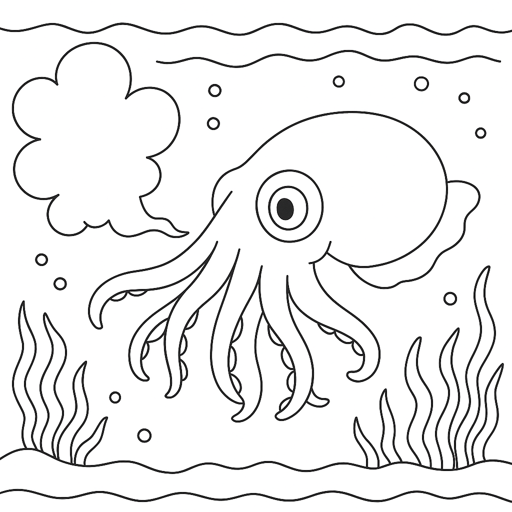 Раскраска по сказке "Природа чудесница"