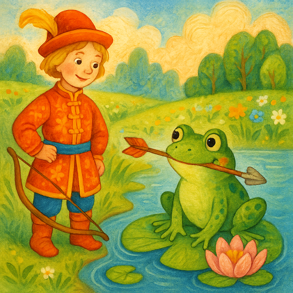 Лягушка на болоте